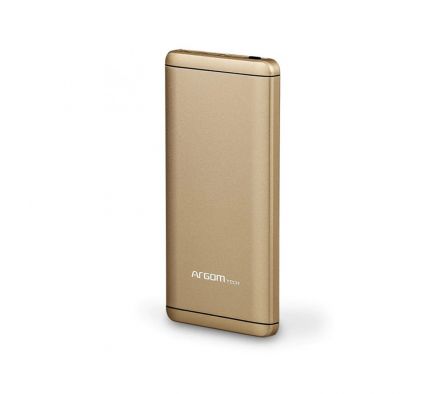 POWER BANK ARG-PB-1125GD 7500 MAH DORADO