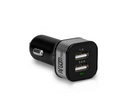 CARGADOR ARG-AC-0112BK USB P/AUTO