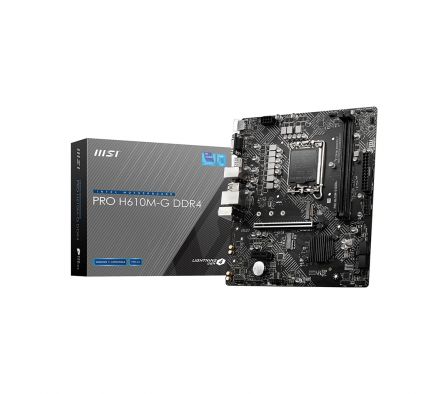 MB  MSI PRO LGA1700 H610M-G DDR4 VGA/HDMI M.2
