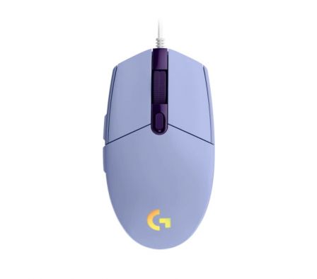 MOUSE LOGITECH 910-005852 G203 GAMING LILA USB