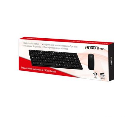 COMBO CLÁSICO DE TECLADO Y MOUSE EN ESPAÑOL ARG-KB-7436