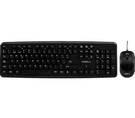 COMBO CLÁSICO DE TECLADO Y RATÓN USB EN ESPAÑOL ARG-KB-7418