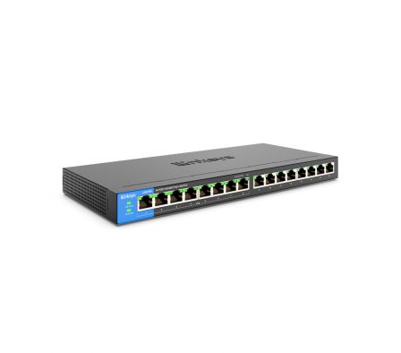 SWITCH LINKSYS LGS116P 16-PORT GIGABIT POE+SWITCH