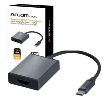 ADAPTADOR DE CABLE TIPO C MACHO A HDMI HEMBRA ARG-CB-0060