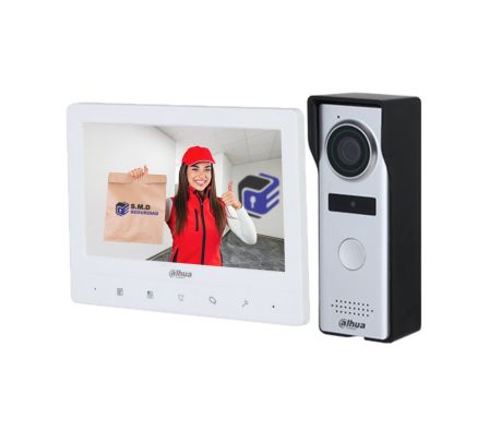 KIT VIDEOPORTERO DH KTA04 PANTALLA 4.3" + INTERCO