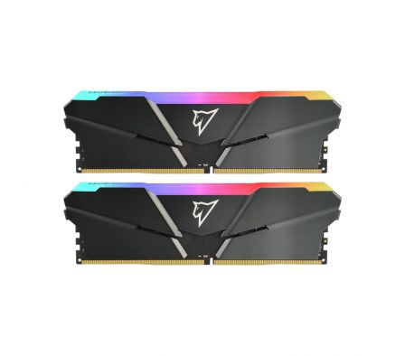 MEM DDR4 16GB 3600 MHZ NETAC RGB C16 (8GBX2)GAM
