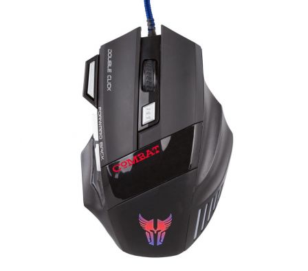MOUSE USB CON CABLE PARA JUEGOS MS42 ARG-MS-2042BK