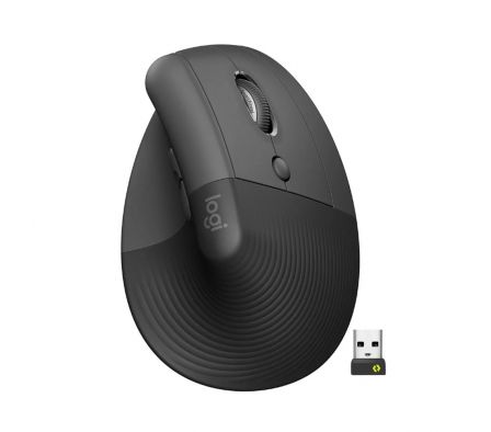 MOUSE LOGIT 910-006466 ERGONOMIC NEGRO