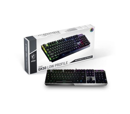 TECLADO MSI VIGOR GK50 LOW PROFILE GAMING