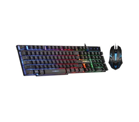 COMBO DE TECLADO Y MOUSE PARA JUEGOS ARG-KB-2051BK