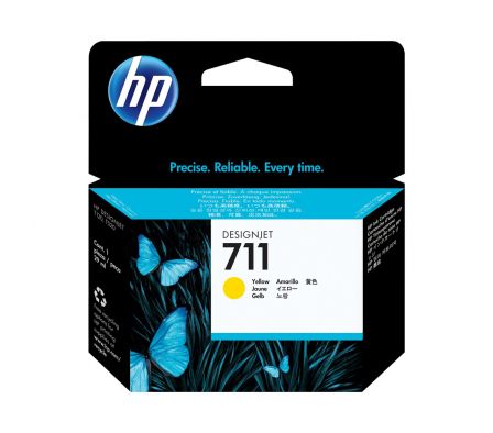 TINTA HP CZ132A 711 YELLOW   T120 / T520