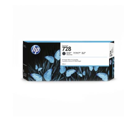 TINTA HP 728 F9J68A 300ML NEGRO MATTE