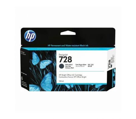 TINTA HP 728 3WX25A 130ML NEGRO MATTE