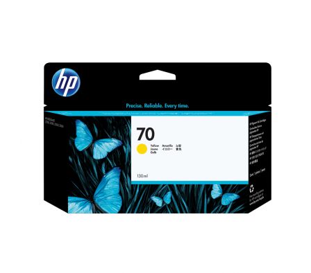 TINTA HP C9454A 70 YELLOW 130 ML