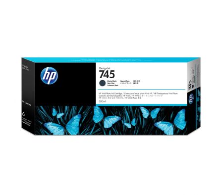 TINTA HP 745 F9K05A NEGRO MATTE 300 ML