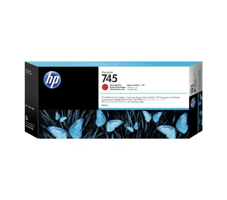 TINTA HP 745 F9K06A ROJO CROMATICA 300 ML