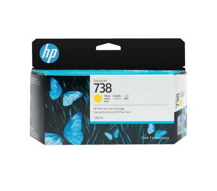 TINTA HP 498N7A 738 YELLOW 130ML TT850