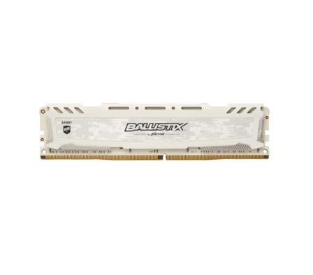 MEM DDR4  8GB 2400 MHZ BALLISTIX GAMING BLANCO