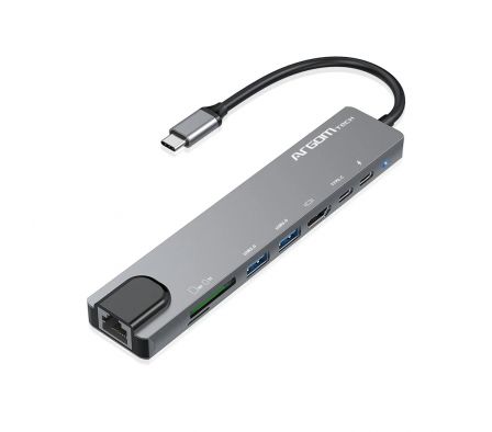 CONCENTRADOR TIPO C 8 EN 1 ONE AXESS ARG-UB-0093