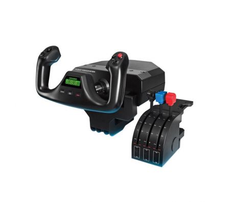 VOLANTE + ACELERADOR LOGIT 945-000023 PRO FLIGHT