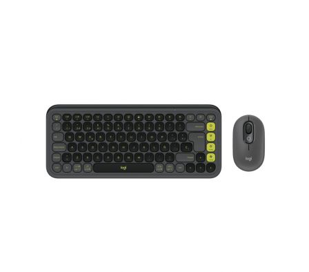 TECLADO LOGIT 920-013052 POP ICON COMBO NEGRO