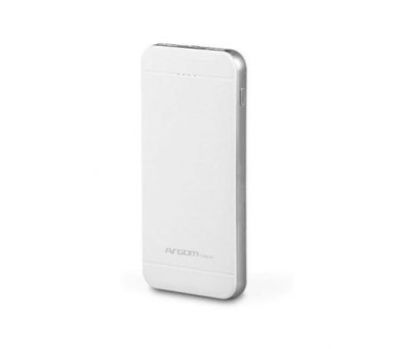 POWER BANK ARG-PB-1110WT 10000 MAH BLANCO