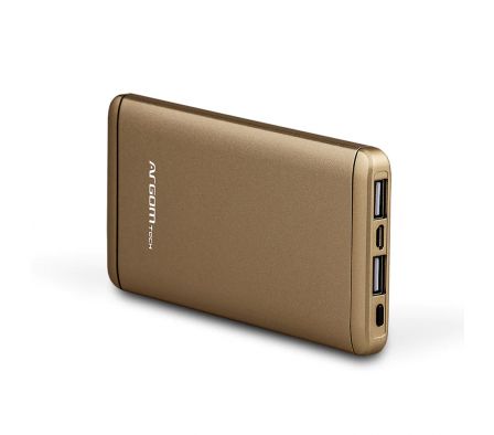 POWER BANK ARG-PB-1125GD 7500 MAH DORADO