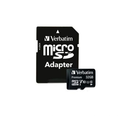 MEM VERB MICRO SDHC 32GB C/ ADAPTADOR