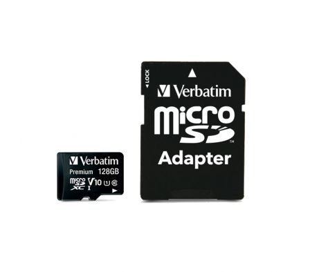 MEM VERB MICRO SDHC 128GB C/ ADAPTADOR