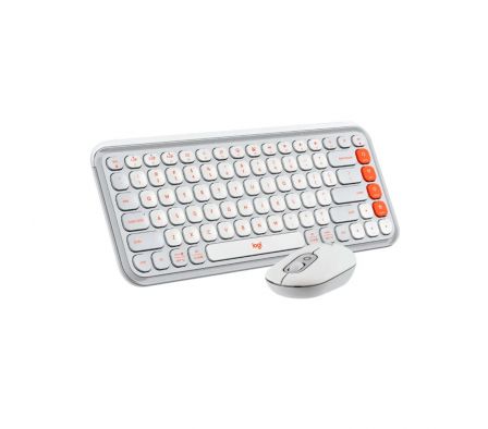 TECLADO LOGIT 920-013055 POP ICON COMBO WIR BLANCO