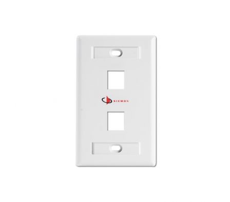 FACEPLATE MAX 2P SIEMON