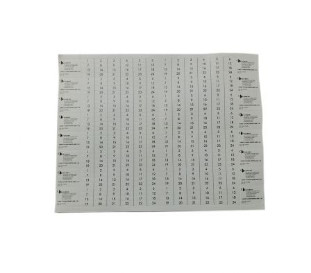 ETIQUETA PATCH PANEL ZMAX SIEMON