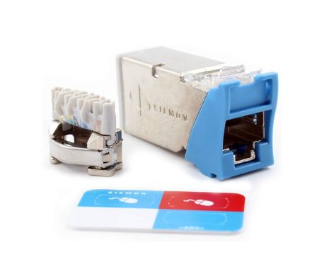 JACK RJ45 CAT6A ZMAX BLIND HIBRIDO BLANCO SIEMON