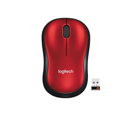 MOUSE LOGITECH 910-003635 M185 WIRELESS ROJO