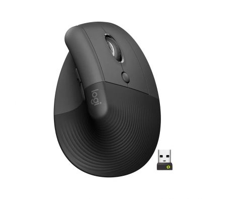 MOUSE LOGIT 910-006466 ERGONOMIC NEGRO
