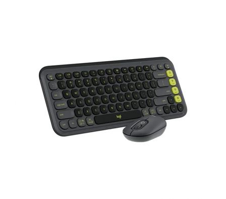 TECLADO LOGIT 920-013052 POP ICON COMBO NEGRO