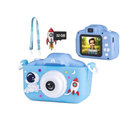 CAM ARG-AC-9181BL SELFIE P/ NIÑOS IPS/40MP/FHD/USB