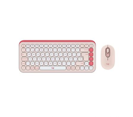 TECLADO LOGIT 920-013053 POP ICON COMBO WIR ROSA