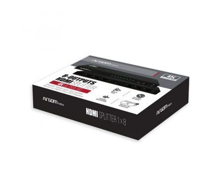 SPLITTER ARG-AV-5118 8-OUTPUTS HDMI 4K HD