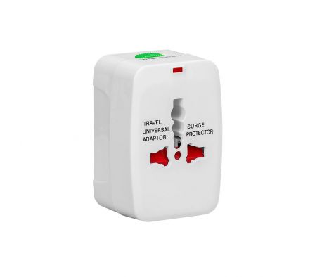 ADAPTADOR ARG-AC-0297WT DE VIAJE UNIVERSAL
